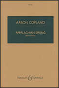 Appalachian Spring Study Scores sheet music cover